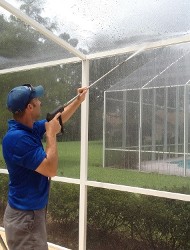 Pressure Cleaning the Screen